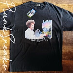 Kith for Bob Ross Joy of Painting Portrait Tee • Store Exclusive • Black • 2026